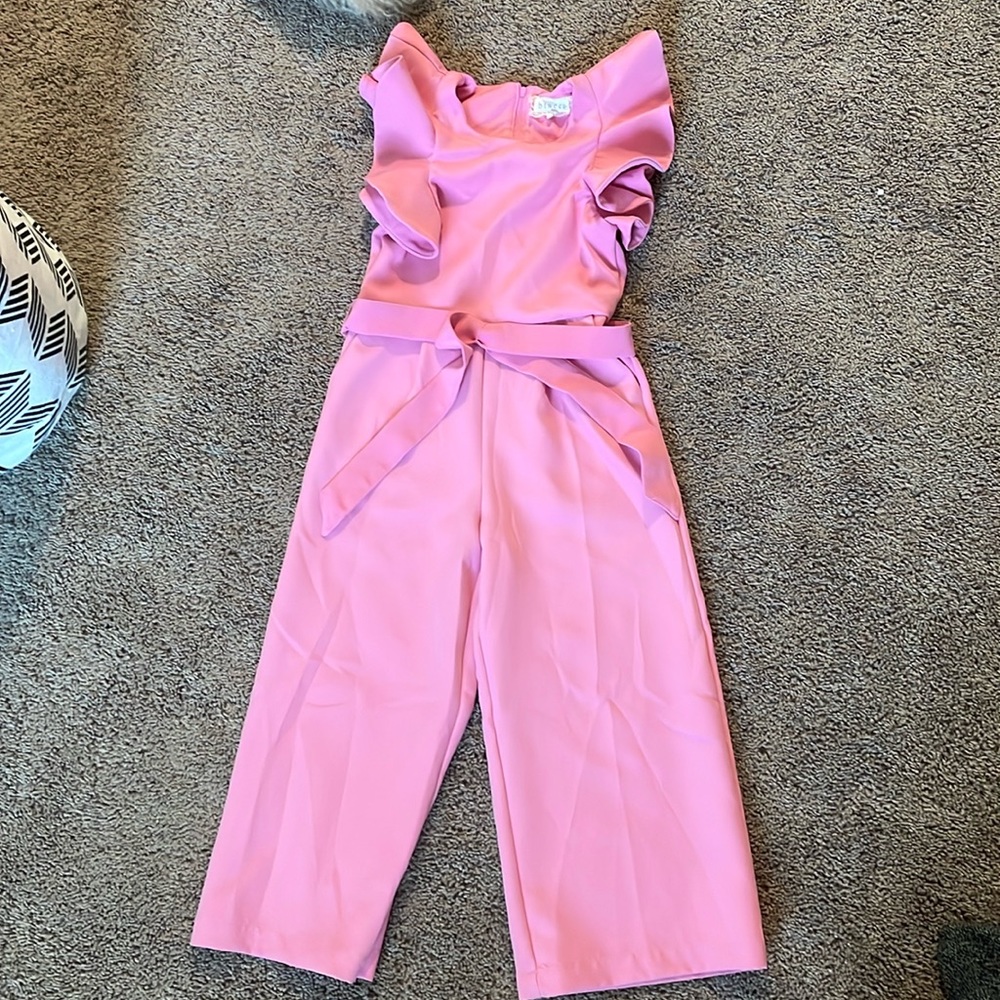Girls Hot Pink Jumper